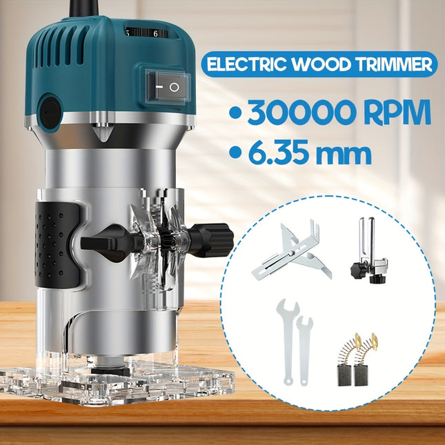 3-in-1 Woodworking Tools Set – Handheld Edge Trimmer, Circular Saw with Trimmer, & 800W Electric Saw for DIY Home Décor