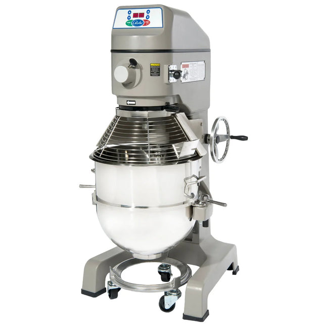 Globe SP60 60 Qt. Planetary Floor Mixer – 3 HP | Gear-Driven | With Guard & Standard Accessories | 220V Heavy-Duty Stand Mixer