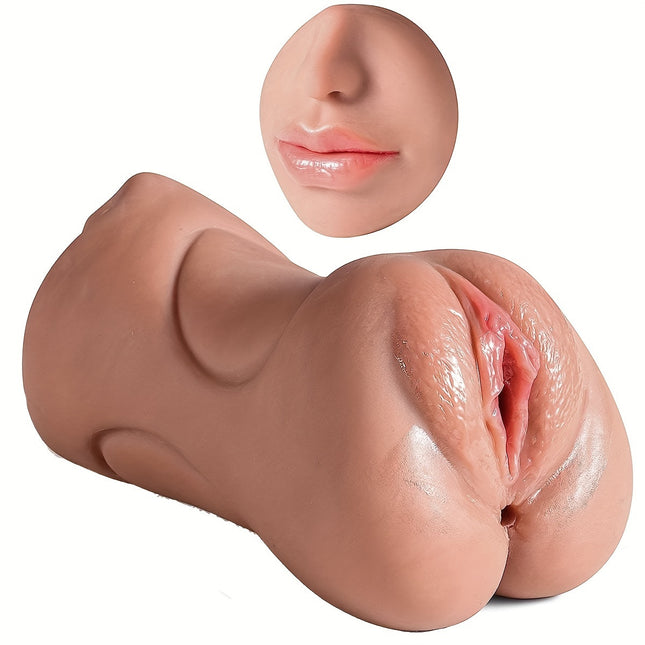 Male Vagina Ass Oral Sex 3 In 1 Male Masturbator - Adult Sex Toys, Male Sex Dolls 3D Realistic Vagina Portable Flesh Sex Dolls Pocket Pussy Adult Toys Oral Sex Male Stroker Vagina Oral Sex Male Masturbator