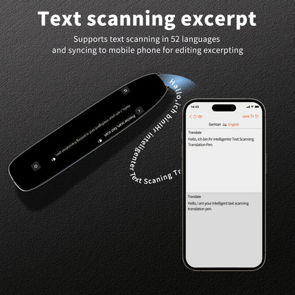 142-Language Translation Pen for Reading Disabilities – OCR Scanning, Text to Speech & AI Translation, USB Rechargeable, Wireless Connectivity – Ideal for Learners, Travelers & Professionals