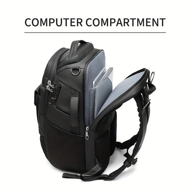 Men’s 40L Travel Camera Backpack – Anti-Theft DSLR Bag with Tripod Strap & 17" Laptop Compartment | Convertible Pro Photography Backpack