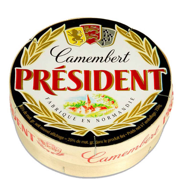 Camembert Président Cheese 250g – Creamy, Rich in Flavor & Calcium
