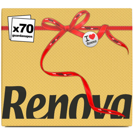 Renova Red Label Napkins Yellow 1 Ply – 70 pcs | Brighten Your Table with Color
