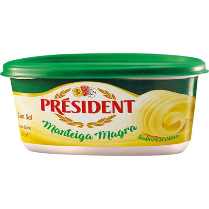 Président Lean Butter Half Salt 250g | Light Butter with Vitamins A & E