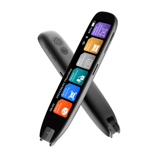 142-Language Translation Pen for Reading Disabilities – OCR Scanning, Text to Speech & AI Translation, USB Rechargeable, Wireless Connectivity – Ideal for Learners, Travelers & Professionals