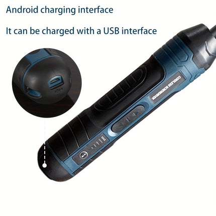 3.6V Lithium Cordless Electric Screwdriver Set – Rechargeable Power Screwdriver with 4 Torque Settings, Portable & Lightweight