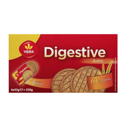 Vieira Oat Digestive Biscuits 258g – Wholesome Crunch with Oats