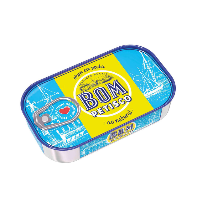 Bom Petisco Natural Tuna Fillet 120g | High Protein, Rich in Omega-3