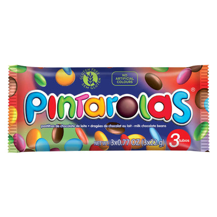 Pintarolas Drageias de Chocolate de Leite Sem Glúten 66g (3 un) – Colorful Gluten-Free Joy