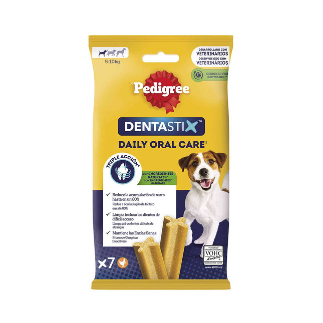 Pedigree Dentastix Mini 110g (7 Sticks) | Daily Dental Care Snack for Small Dogs | Fights Tartar & Freshens Breath