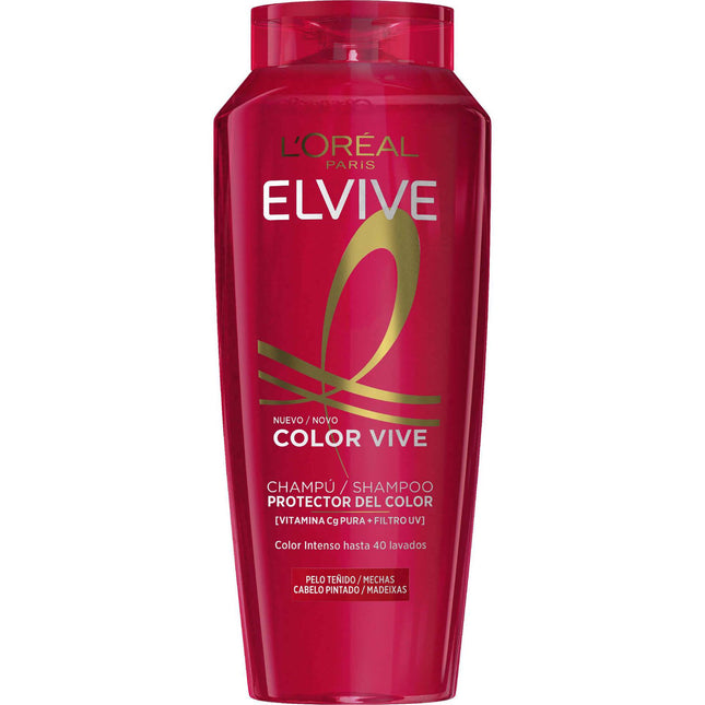 L’Oréal Paris Elvive Color Vive Shampoo – 400ml | Protection & Shine for Colored or Highlighted Hair