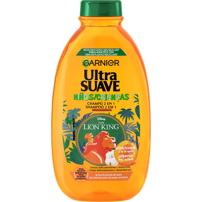 Garnier Ultra Suave Kids Apricot 2-in-1 Shampoo – 400ml | Gentle, Detangling & Tear-Free Care