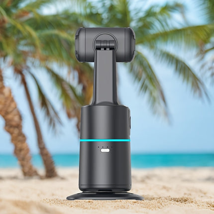 Automatic Face Tracking Tripod – 360° Intelligent Rotating Phone Holder with Gesture Control, No App Needed, Ideal for Vlogs & Live Streaming