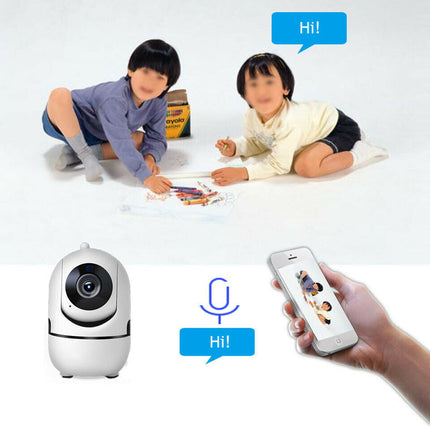 1080P HD WiFi Wireless CCTV IP Camera with Night Vision - Home Security Monitor, 360° Coverage & Motion Detection
