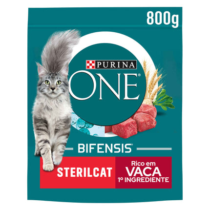 Purina One Sterilcat Beef 800g | Weight Control & Immune Support for Sterilized Cats