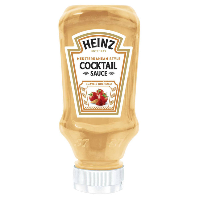Heinz Cocktail Sauce Top Down 225ml | Creamy Seafood & BBQ Classic