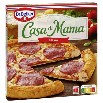 Casa di Mama Salame Pizza 405g – Dr. Oetker Italian-Style Pizza