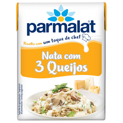 Parmalat Natas com 3 Queijos 200ml – UHT Cream with Cheese Blend