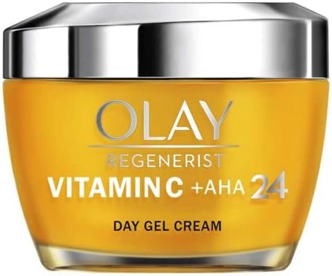 Olay Regenerist AHA 24 + Vitamin C Day Cream – 50g x6 | Anti-Aging Gel Cream with Niacinamide | Radiant & Even Skin | Free EU Delivery Over €379