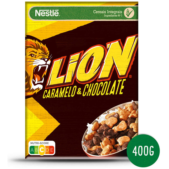 Lion® Caramel & Chocolate Cereals – Crunchy Wholegrain Breakfast