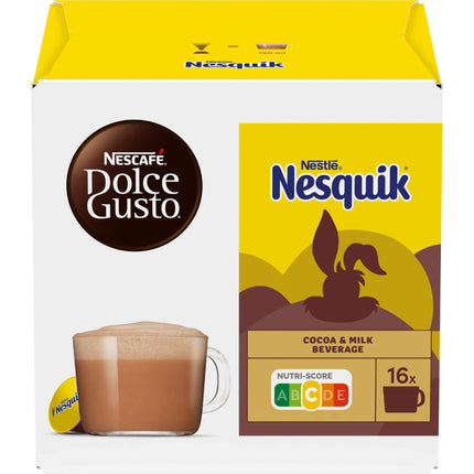 Nescafé Dolce Gusto Nesquik | 16 Capsules | Creamy Hot Chocolate