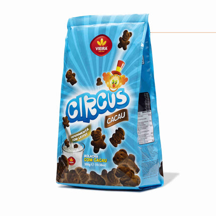 Vieira Circus Cocoa Biscuits 300g – Crunchy & Chocolatey Delight