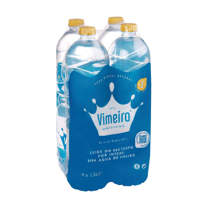 Água sem Gás Vimeiro – Pack 4x1,5L | Natural Mineral Water with Balanced Minerals