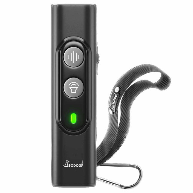 High-Power Ultrasonic Dog Repellent - Three-Head Dog Drive with USB Charging