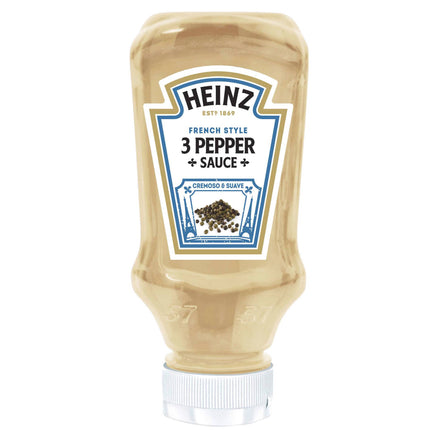 Heinz 3 Peppers Sauce Top Down 220ml | Creamy & Spicy Exotic Flavor