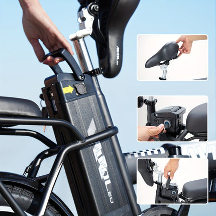 VDL A10 Electric Folding Bike – 250W Motor, 36V Battery, 70km Range, 16-Inch Wheels