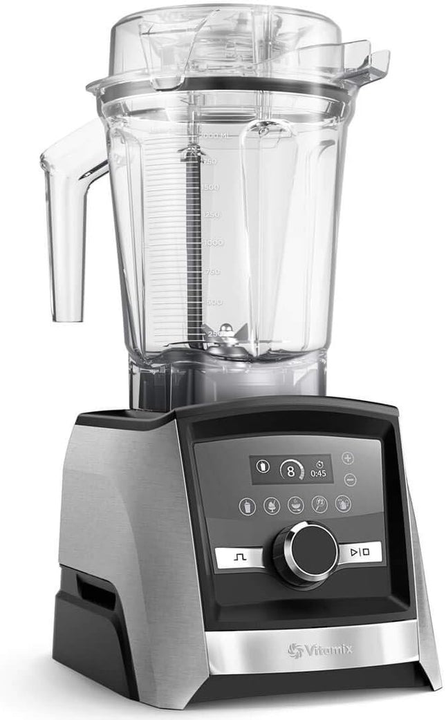 Vitamix Ascent A3500i Smart Blender – 2L | Stainless Steel, 10 Speeds, Self-Detect™ & Interlock Technology | Programmable High-Performance Blender