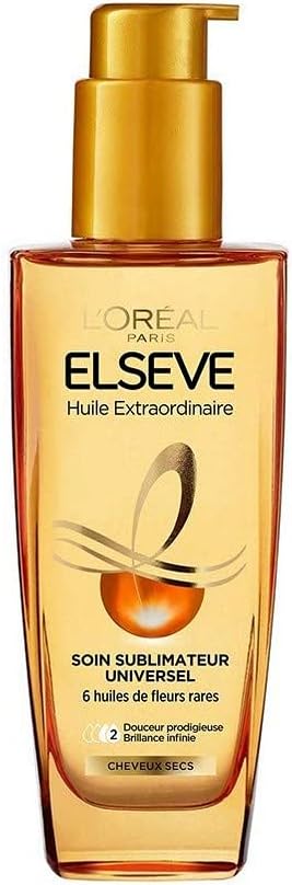 L'Oréal Paris Elseve Universal Extraordinary Oil – For All Hair Types | 100ml x6 | Nourishing Hair Treatment | Free EU Delivery Over €379