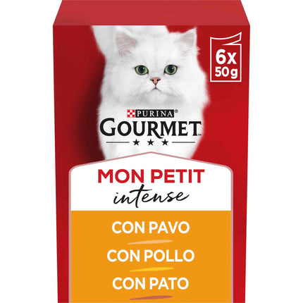 Purina Gourmet Mon Petit Poultry Selection Wet Cat Food 6x50g | Chicken, Duck & Turkey