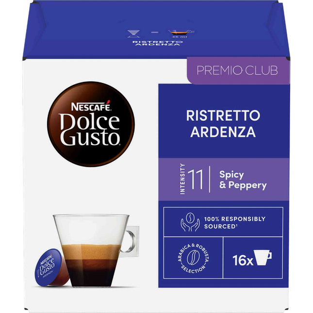 Nescafé Dolce Gusto Ristretto Ardenza | 16 Capsules | Intensity 11