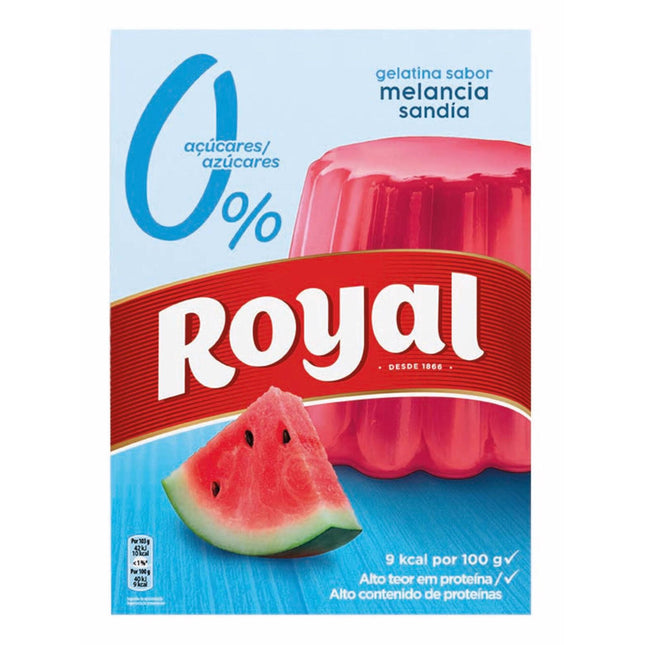 Royal Watermelon Flavored Gelatin Powder 31g – Sugar-Free & Only 10 Kcal