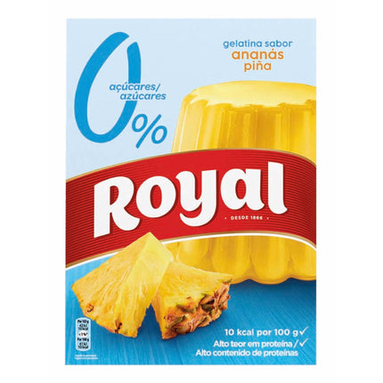Royal Pineapple Flavored Gelatin Powder 31g – Only 10 Kcal