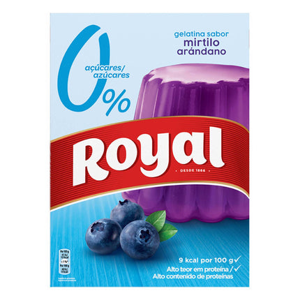 Royal Blueberry Gelatin Powder 31g – Sugar-Free & Only 10 Kcal
