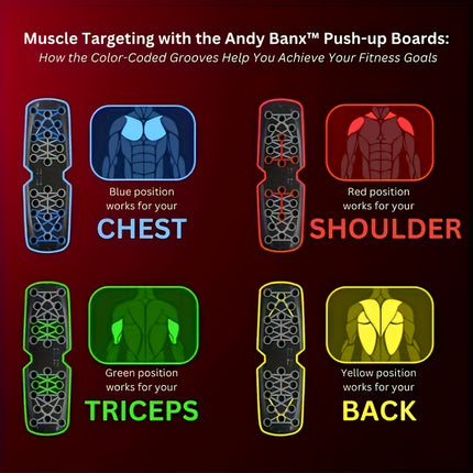 Multi-Functional Folding Push-Up Board – Chest, Back, Arm & Core Training System, Home Workout Equipment