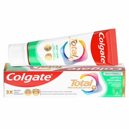 Colgate Total Advanced Deep Clean Toothpaste 75ml | 24h Protection & Interdental Cleaning