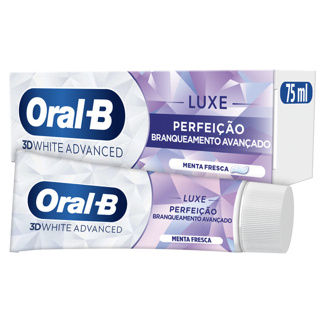 Oral-B 3D White Luxe Perfection Toothpaste 75ml – Advanced Whitening & 24h Protection