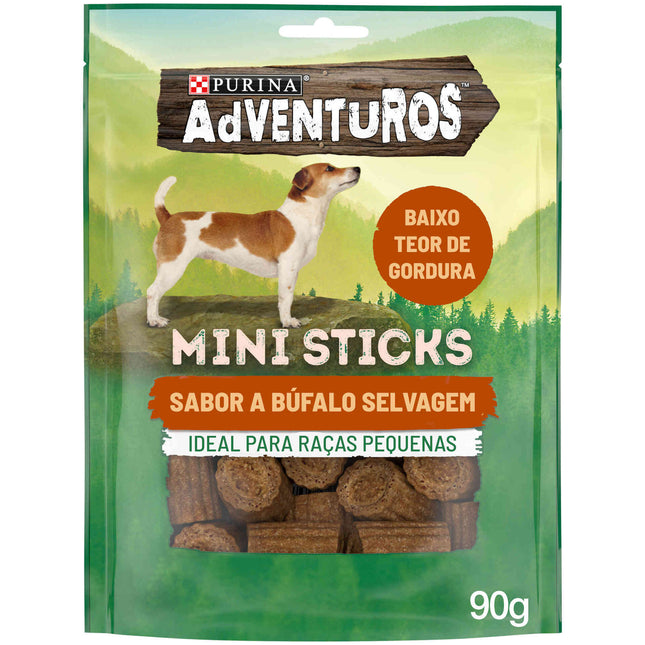 Purina Adventuros Sticks Buffalo 90g | Wild Buffalo Dog Treats for Adventurous Dogs