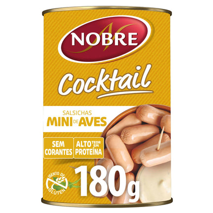 Nobre Poultry Cocktail Sausages Can 350g – Light & Tasty for Every Occasion
