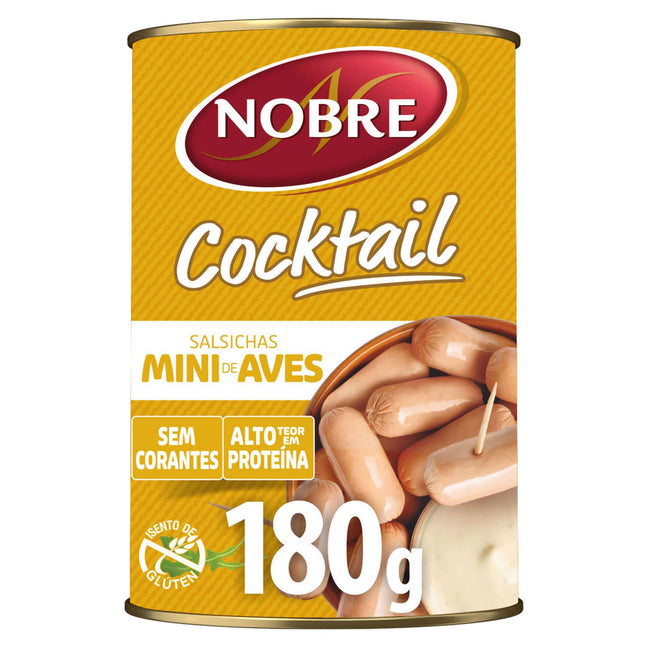 Nobre Poultry Cocktail Sausages Can 350g – Light & Tasty for Every Occasion