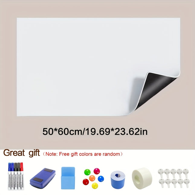 Magnetic Whiteboard Wall Sticker – Removable, Soft Surface, Easy to Write & Erase for Office, Home, and Teaching Use