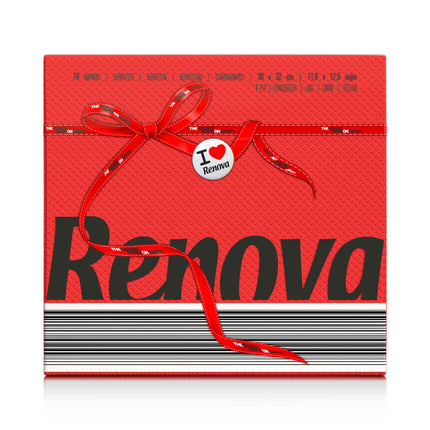 Renova Red Label Napkins Red 1 Ply – 70 pcs | Color & Style for Your Table