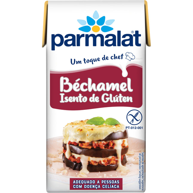 Parmalat Molho Béchamel 500ml – Gluten-Free Creamy Sauce with Cheese Flavor