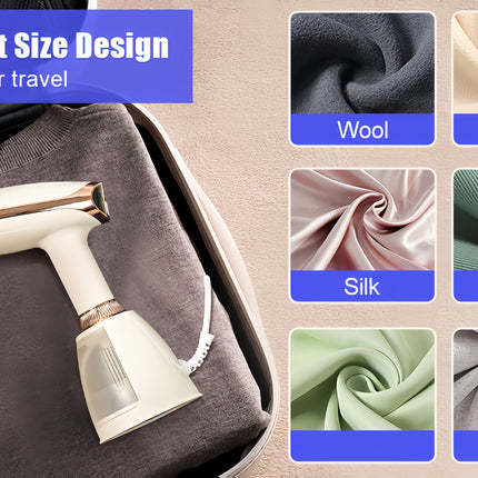 Professional Garment Steamer – Dual-Mode Steam Iron for Delicate & Tough Fabrics, 220–240V, European Plug