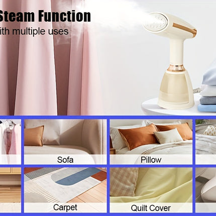 Professional Garment Steamer – Dual-Mode Steam Iron for Delicate & Tough Fabrics, 220–240V, European Plug