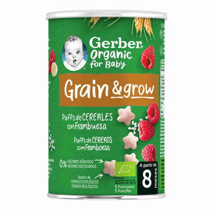 Gerber Organic Baby Snack Corn, Bean & Carrot +10M 35g | Nutritious Finger Food for Babies