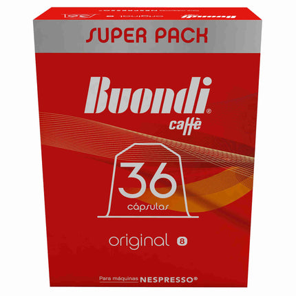 Buondi Original Intensity 8 | Nespresso Compatible Capsules | 36 Units